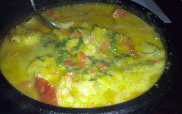 Moqueca de peixe dourado/pescada amarela