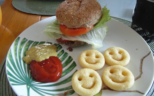 Hambúrguer saudável