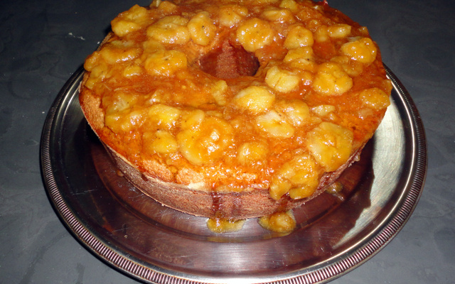 Bolo de casca de Banana