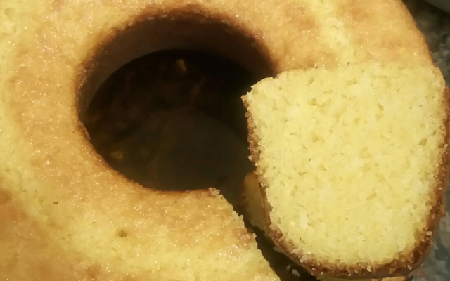 Bolo de milho no liquidificador