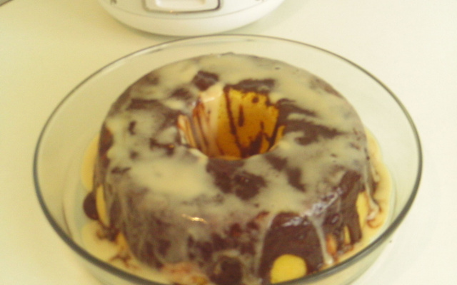 Bolo de cenoura prático de microondas