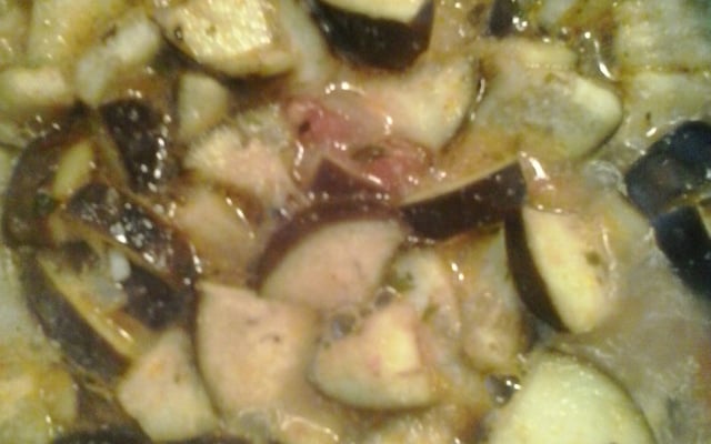 Berinjela refogada simples