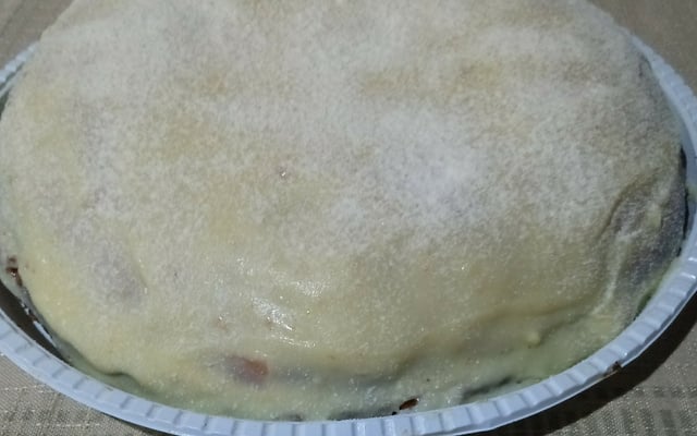 Bolo branco de liquidificador