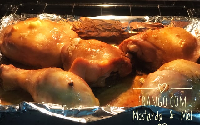 Frango com shoyu e mel