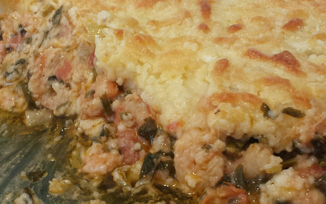 Camarão ao catupiry