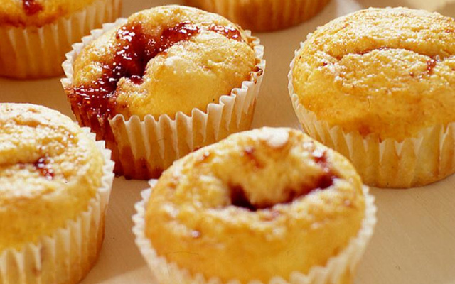Muffins de morango