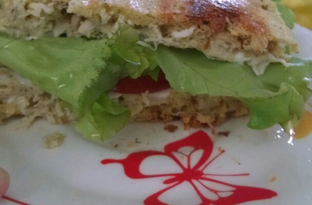 Sanduíche fit requeijão