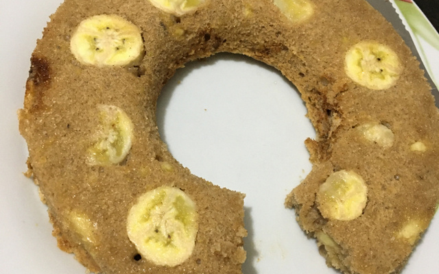 Bolo de banana fit
