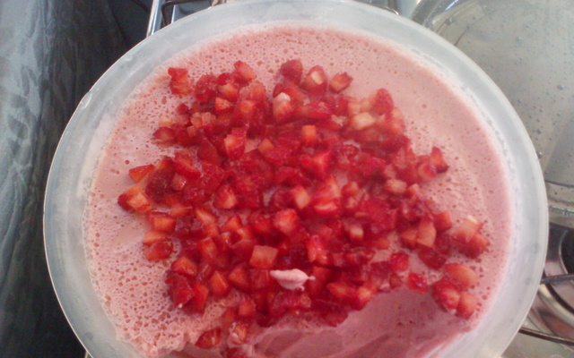 Mousse de morango facílimo