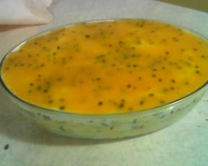 Pavê diferente de maracujá