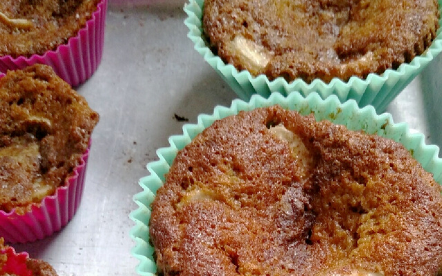 Cupcake de Banana com Canela