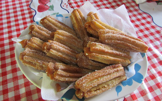 Churros deliciosos e crocantes