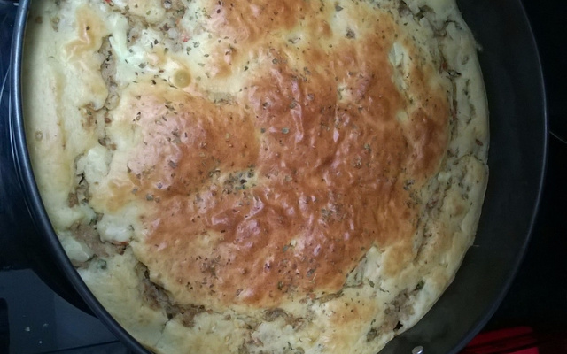 Torta de atum cremosa