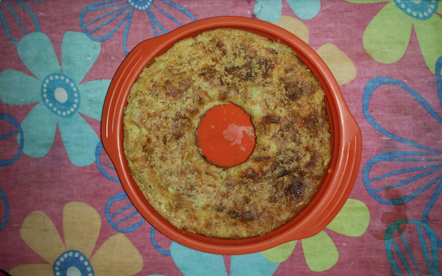 Bolo salgado simples, rápido e fácil