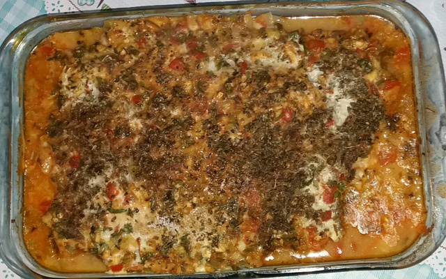 Filé de peixe com leite de coco