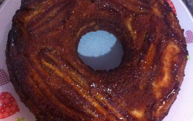 Bolo de banana fácil