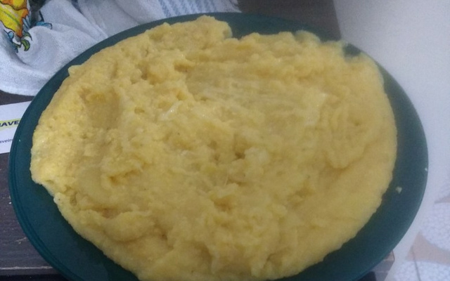 Polenta com queijo