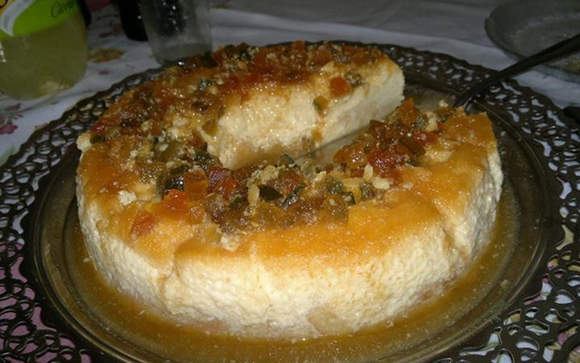 Pudim de leite natalino