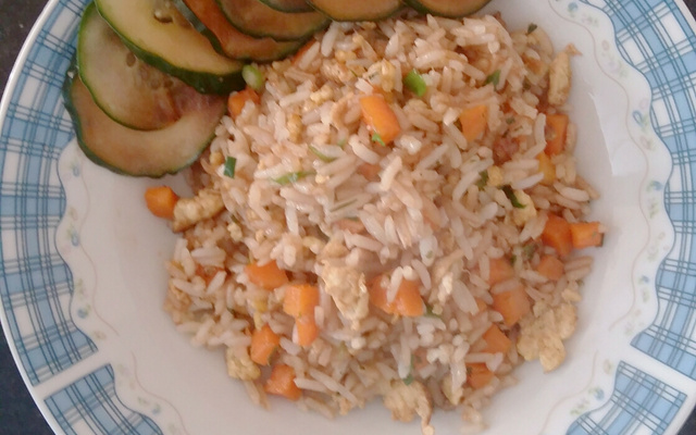 Arroz frito oriental