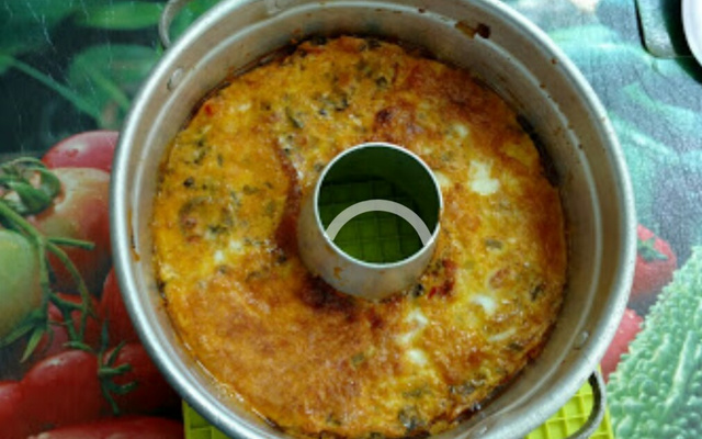 Bolo cremoso de camarão do Lúcio Cezar