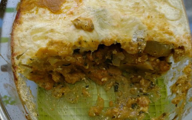 Camarão com batata ao forno do Lúcio Cezar