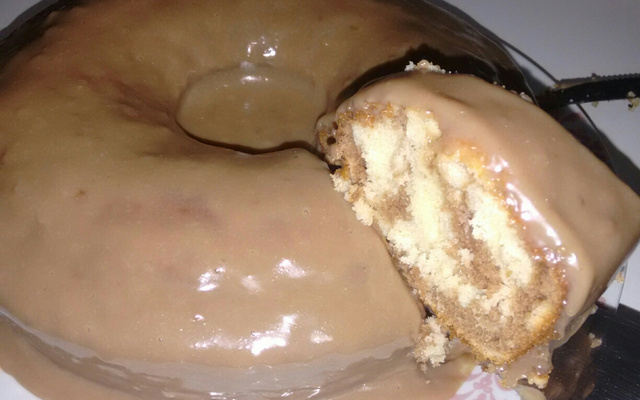 Bolo mármore para lanche