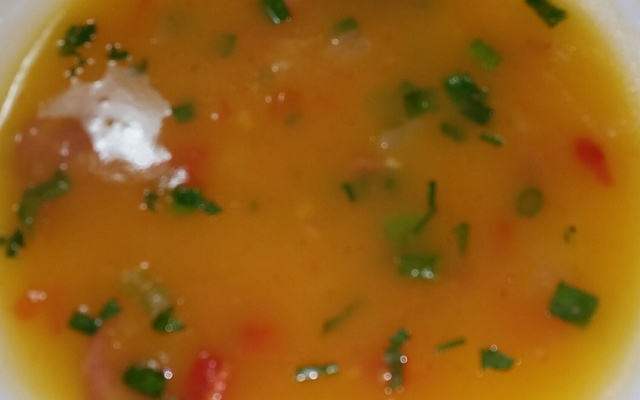 Caldo de mandioquinha