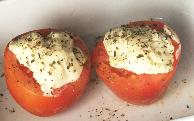 Tomate assado rápido da Wannessa