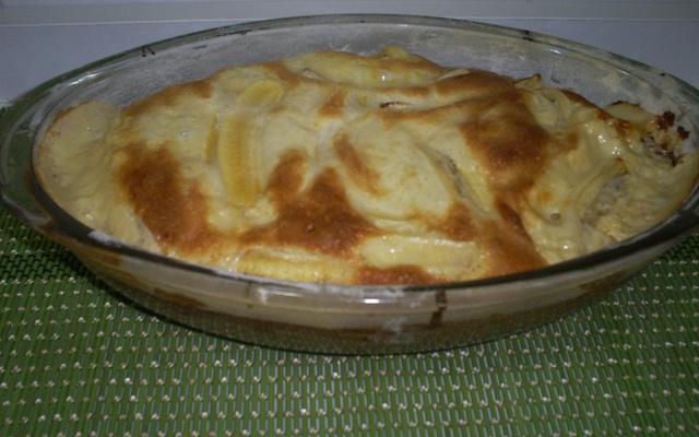 Torta de banana ao leite condensado