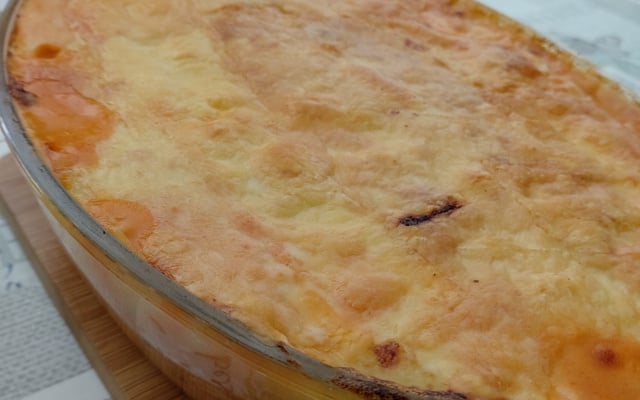 Escondidinho sofisticado de Frango