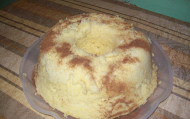 Bolo de fubá para microondas