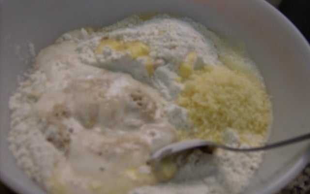 Baguetes recheado de frango com legumes