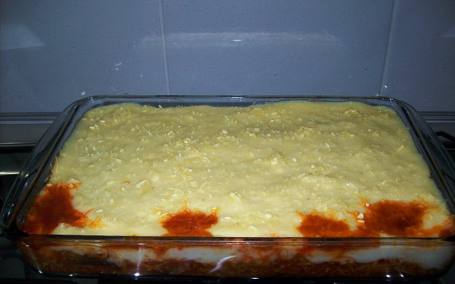 Mussaká rápida, típica grega