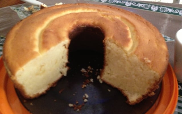 Bolo fofo de massa puba - Alagoano