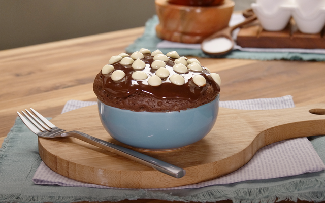 Pão de mel no micro-ondas