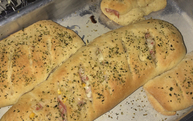 Pão caseiro com fermento seco