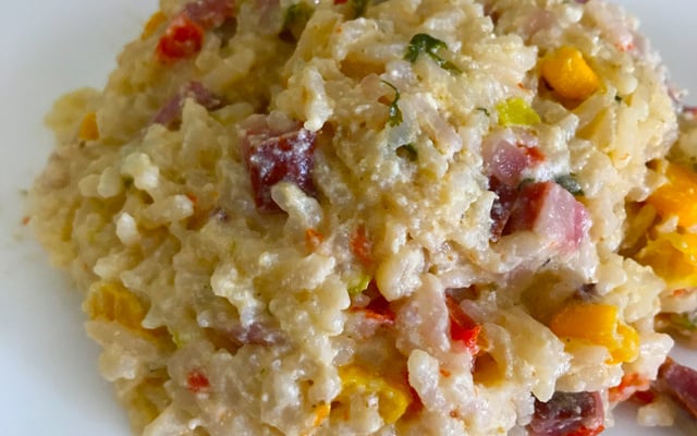 Risoto de panela de pressão