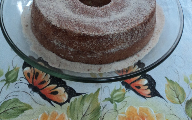 Bolo de casca de maçã