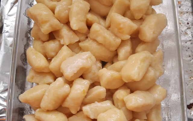 Nhoque de batata baroa