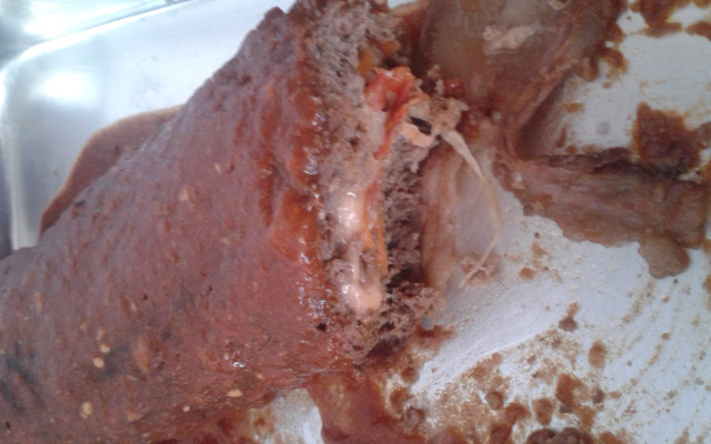 Rocambole de carne moída