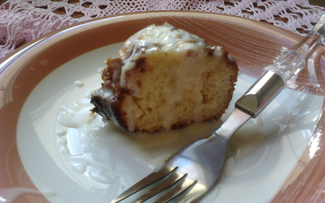 Bolo de leite quente