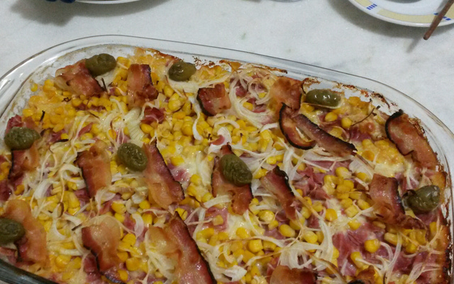 Torta portuguesa de liquidificador