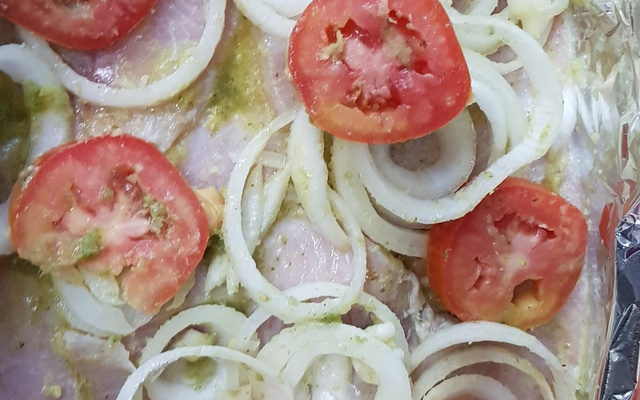 Filé de tilápia ao forno da Solange