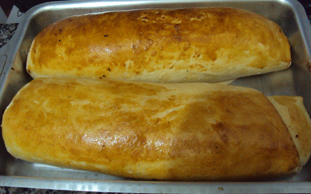 Pão recheado da Tânia