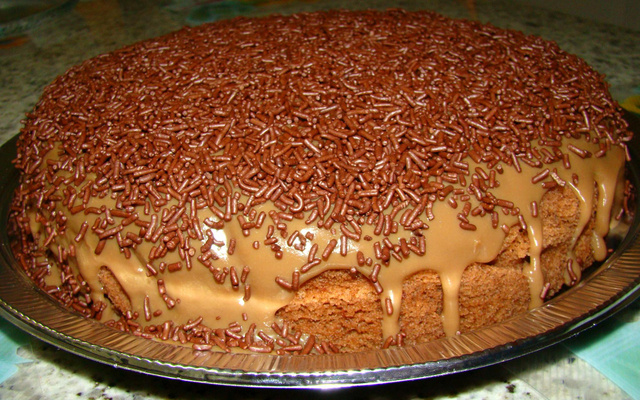 Cobertura deliciosa de chocolate (serve também como recheio)