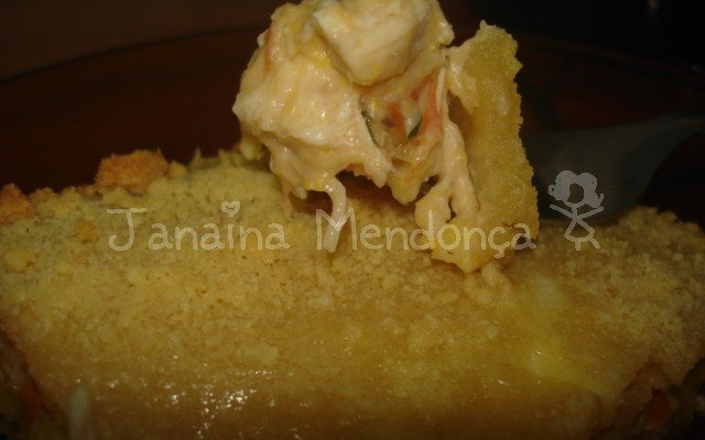 Torta de frango e milho