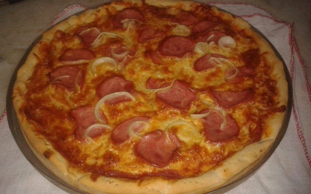 Massa de pizza italiana deliciosa