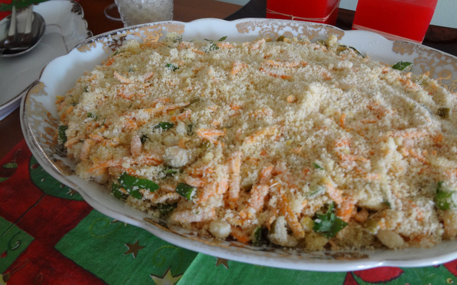 Farofa de cenoura crua