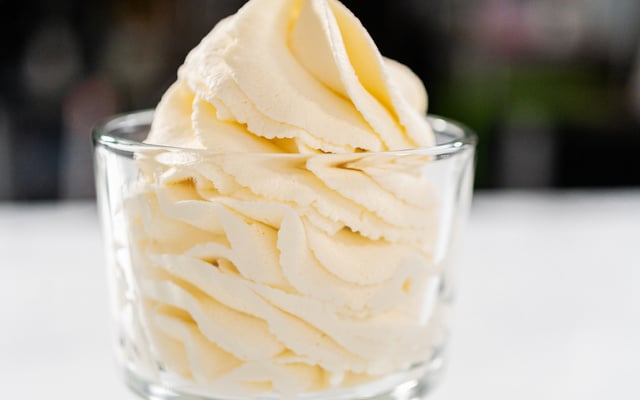 Sorvete de chantilly