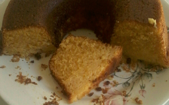 Bolo de milharina prático e rápido